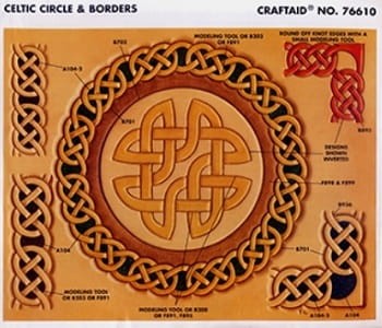 WZORY CELTYCKIE CRAFTAID® nr 76610, wzornik do zdobień