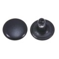 Nit dwustronny 12 x 9 mm, czarny mat