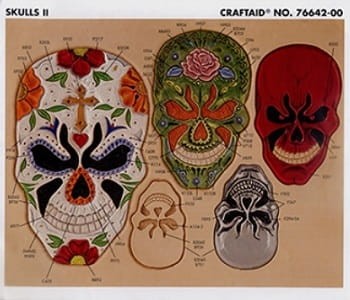 CZASZKI CRAFTAID® nr 76642, wzornik do zdobień