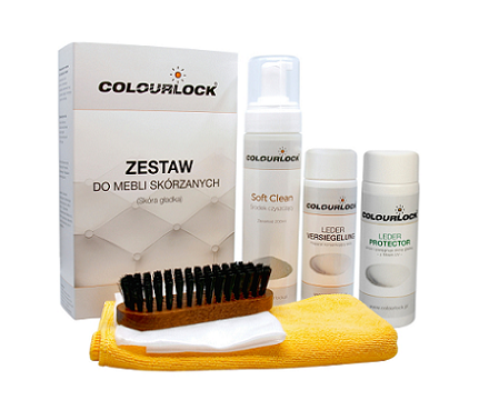 Zestaw do czyszczenia mebli skórzanych z mleczkiem