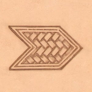 Stempel 30 x 25 mm, Strzała pleciona