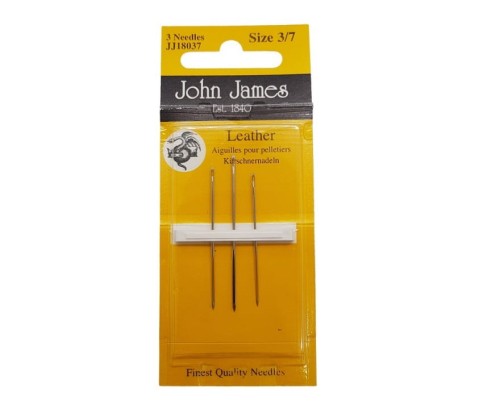 Igły John James do szycia skóry