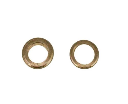 Oczko metalowe z podkładką Ø5x5 mm, stary mosiądz