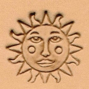 Stempel 30 x 25 mm, Słońce