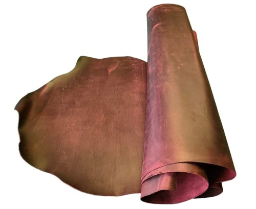 Skóra crazy horse, bordowa 1,2 - 1,6mm