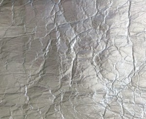 Piñatex® Metallic,  Wrinkled Silver