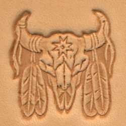 Stempel 30 x 25 mm, Bawola czaszka
