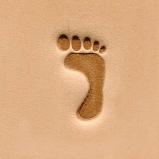 Stempel 30 x 25 mm, Stopa, prawa
